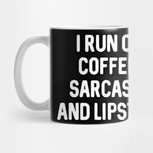 coffee , sarcasm and lipstick Mug